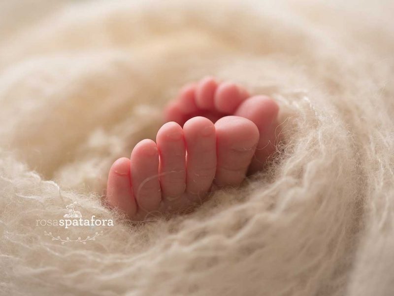 Sesión de fotos de recién nacido en Granada en Estudio