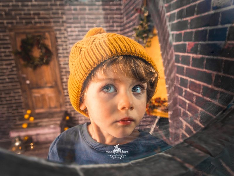 Fotografía navideña infantil en Granada